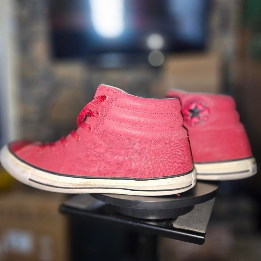 Converse All Star Oxen Red Hi Top Chuck Taylor Sneakers M12 Vintage